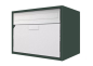 Preview: Briefkasten Huber Aluminium 300/400 Dunkelgrün metallic IGP 65780 MP